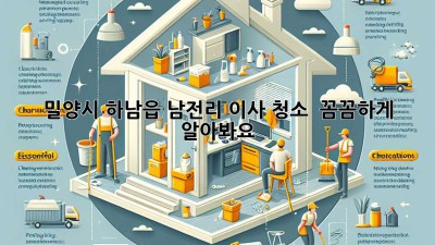✨ 밀양시 하남읍 남전리 이사 청소, ✨ 꼼꼼하게 알아봐요! 🏡