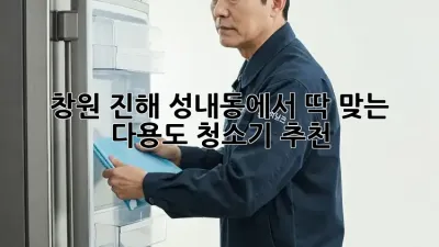 창원 진해 성내동에서 딱! 맞는 다용도 청소기 추천!